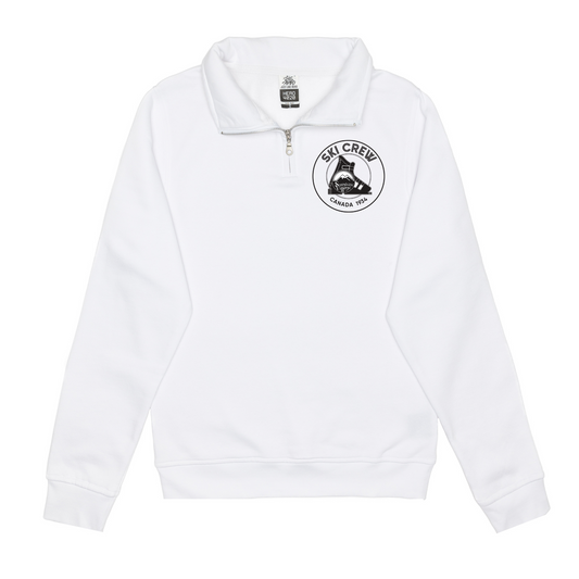 Classic 1/4 zip Sweatshirt SUNSHINE